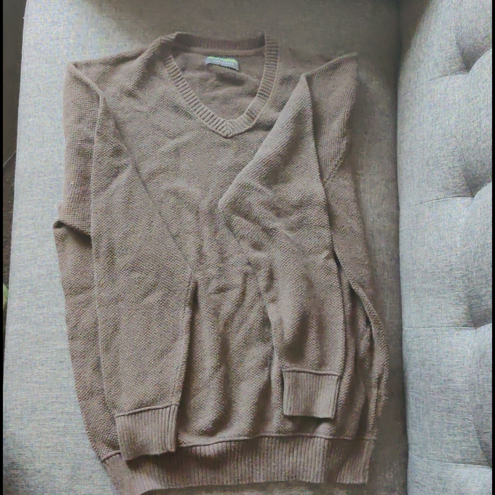 Brown wool sweater